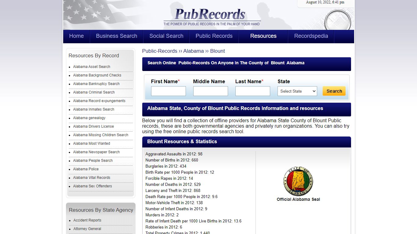 Blount County, Alabama Public Records